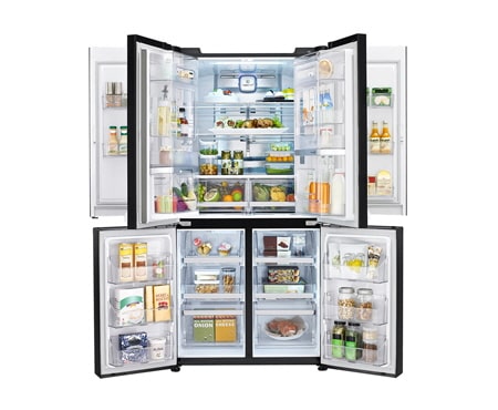LG 36 Cu Ft 6Door French Door Refrigerator with Dual Door-In-Door™, GR-D36FBGHL, thumbnail 5